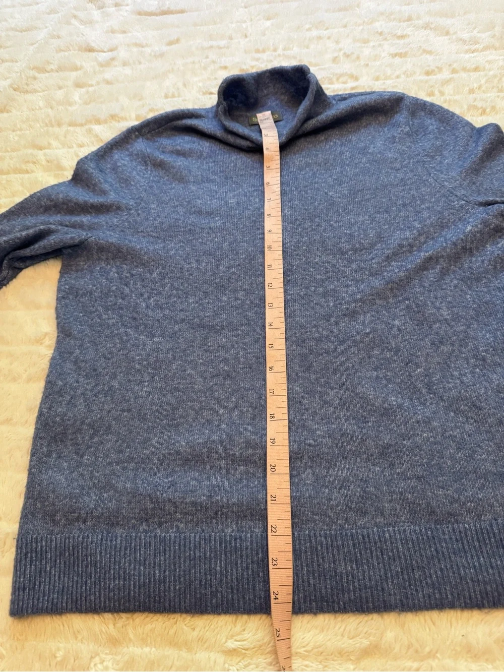 Style & Co. Women's Blue Turtleneck Sweater